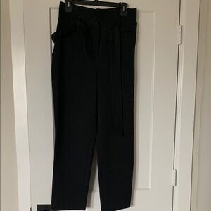 Nanushka Black Cropped Ankle Pants